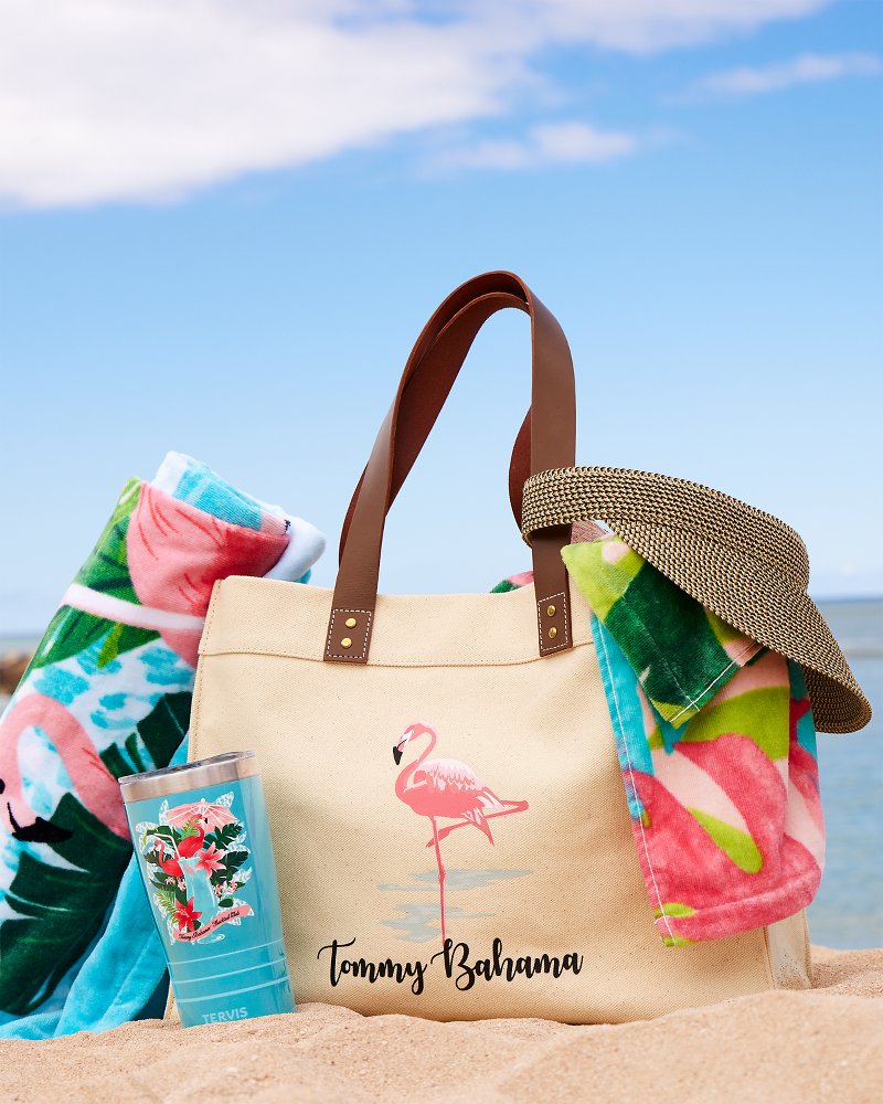 Tommy Bahama Discount - Flocktail Club & Fiesta Jungle Beach Towels - Set of 2