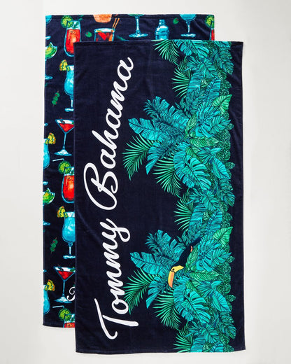 Tommy Bahama Trending - All Nighter & Baja Who Can Toucan Beach Towels — Set of 2