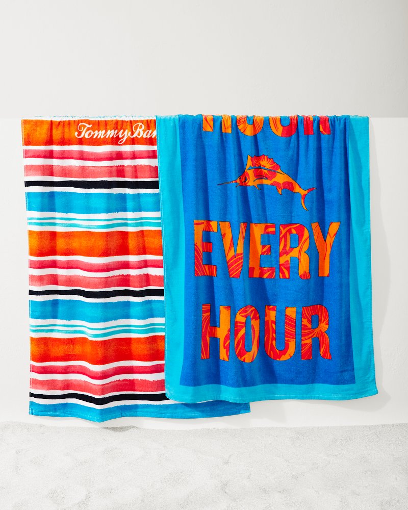 Tommy Bahama Discount - Cape Coral & Happy Hour Beach Towels — Set of 2