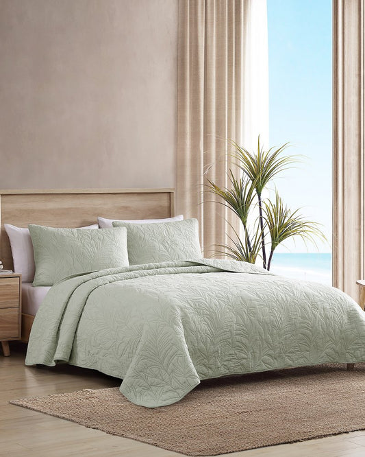 Tommy Bahama Featured - Solid Costa Sera Twin Quilt