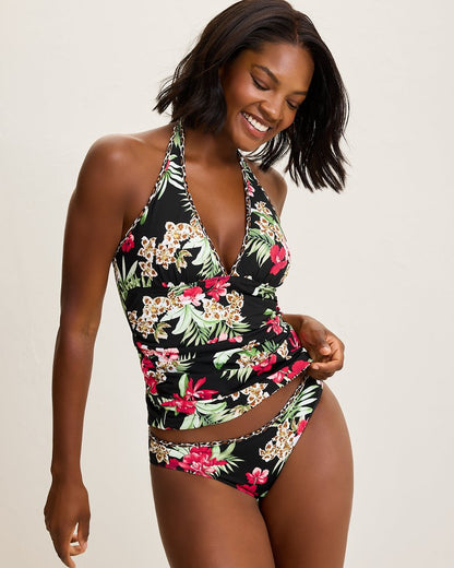 Tommy Bahama Best Price - Lily Cat Reversible Halter Tankini Top