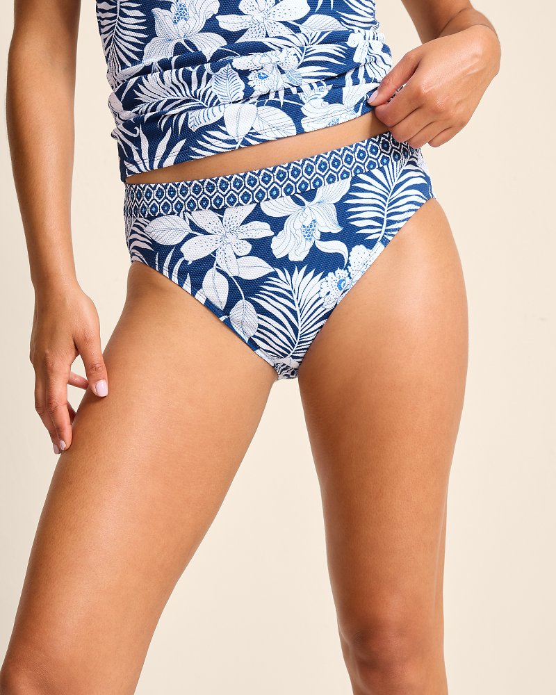 Tommy Bahama Hot Sale - Island Cays Blooms High-Waist Bikini Bottoms