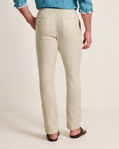 Tommy Bahama Trending - Beach Coast Linen-Blend Elastic-Waist Pants