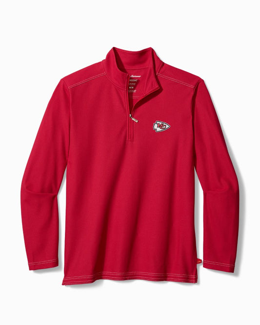 Tommy Bahama Top Pick - NFL Emfielder Half-Zip Sweatshirt