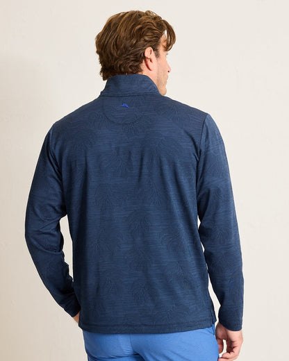 Tommy Bahama Everyday - Monstera Fade IslandZone® Half-Zip Sweatshirt