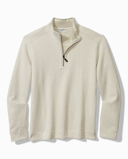 Tommy Bahama Smart Buy - Flip Coast Reversible Half-Zip Sweatshirt