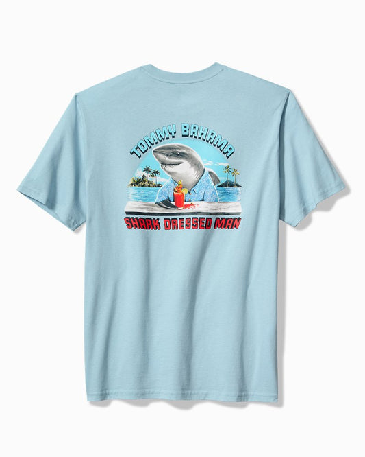 Tommy Bahama Discount - Shark Dressed Man Graphic T-Shirt