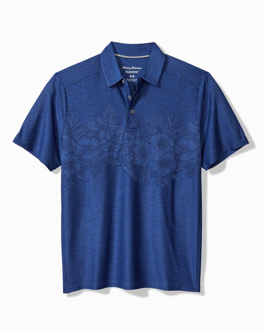 Tommy Bahama Hot Sale - Palm Coast Hibiscus Border IslandZone® Polo