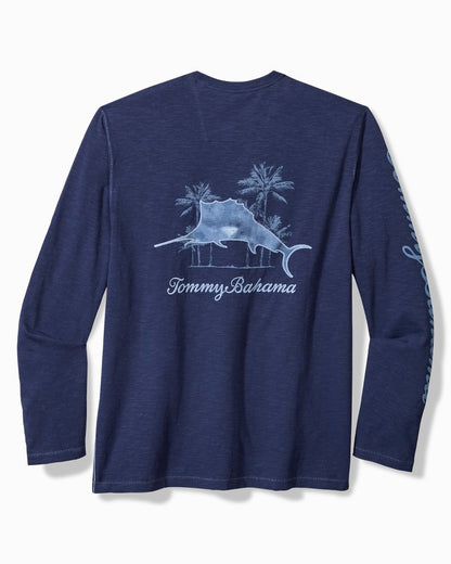 Tommy Bahama Value - Azul Palms Long-Sleeve Lux T-Shirt