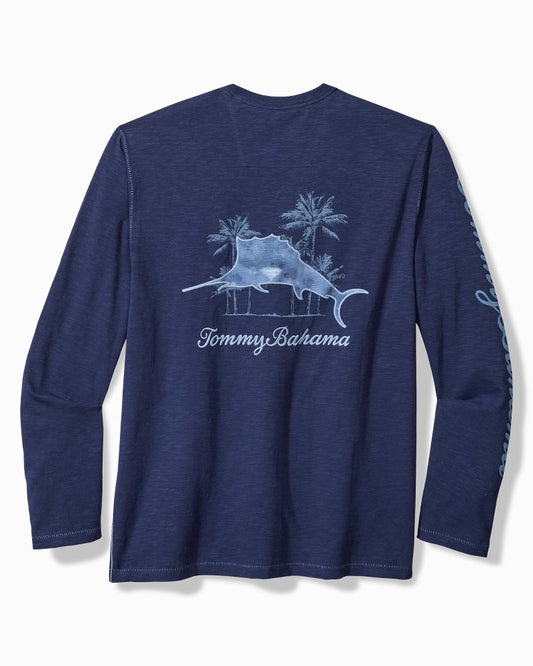 Tommy Bahama Value - Azul Palms Long-Sleeve Lux T-Shirt