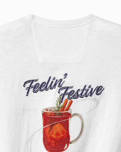 Tommy Bahama Popular - Feelin' Festive Long-Sleeve Lux T-Shirt