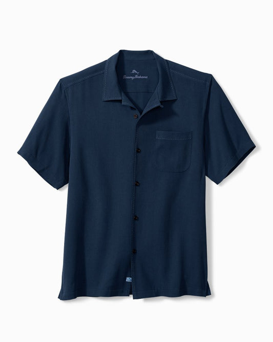 Tommy Bahama Premium - Hawaiian Herringbone Camp Shirt