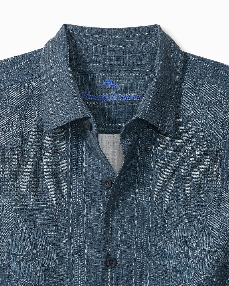 Tommy Bahama Trusted - Bali Border Silk Camp Shirt
