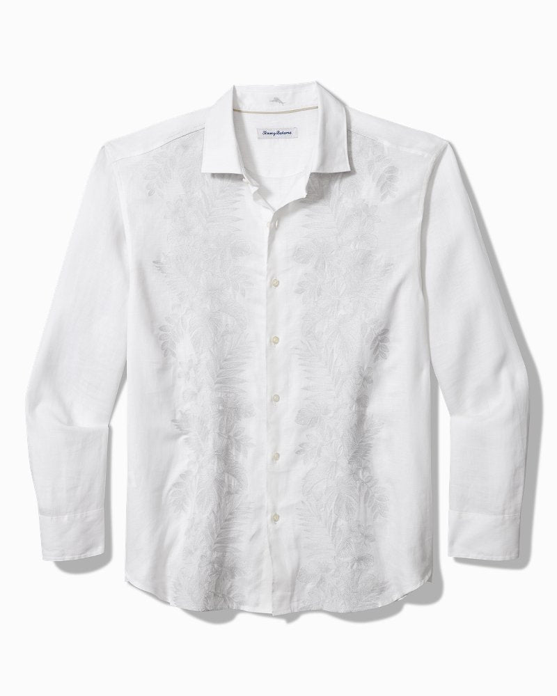 Tommy Bahama Hot Sale - Down the Isle Long-Sleeve Linen Shirt