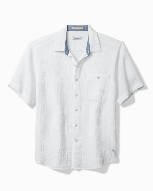 Tommy Bahama Trending - Beachside Cotton Cruiser Short-Sleeve Shirt