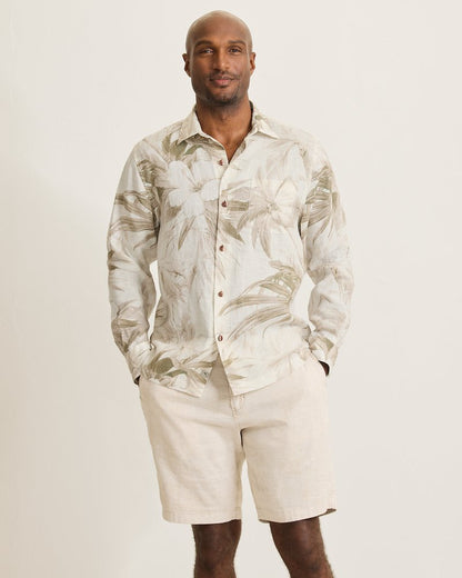 Tommy Bahama Featured - Flora Oasis Long-Sleeve Linen Shirt
