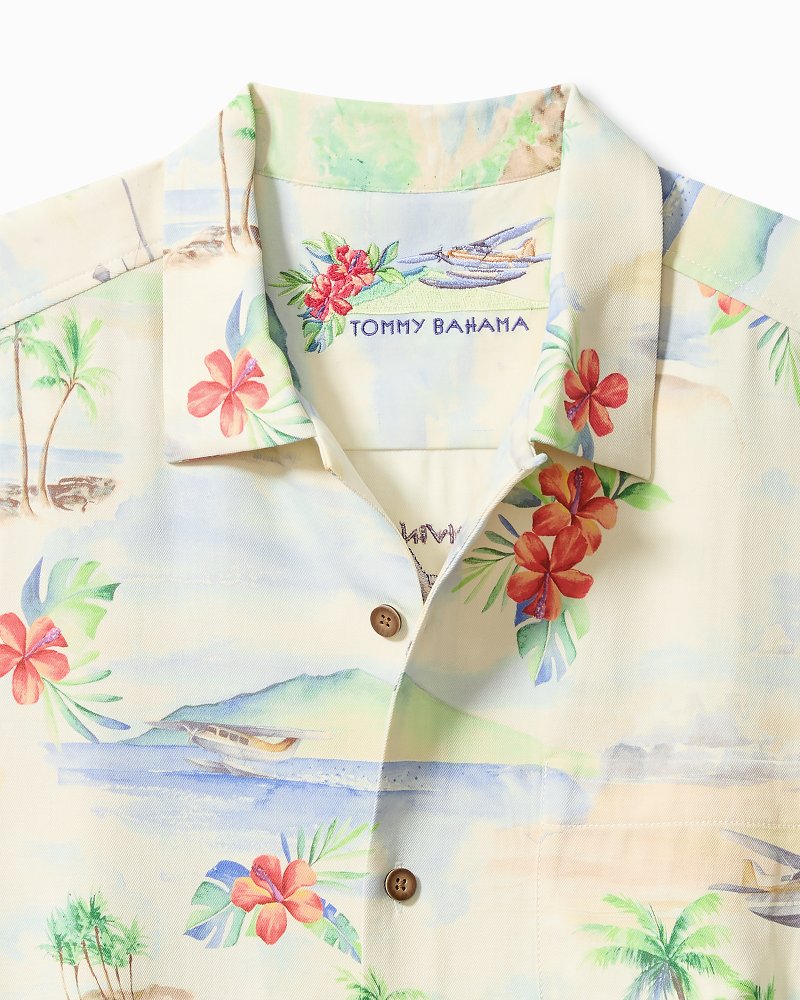 Tommy Bahama Quality - Collector's Series '24 Arriving in Island Time Silk Camp Shirt