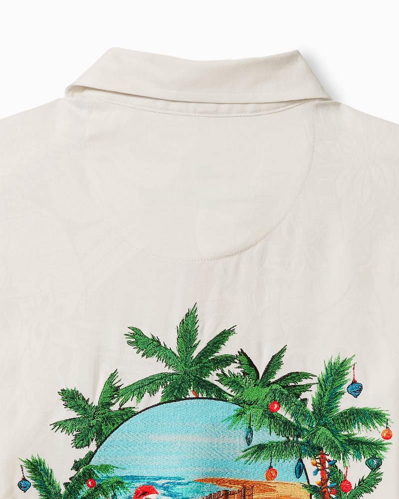 Tommy Bahama Value - Surf the Yule Tide Silk Camp Shirt