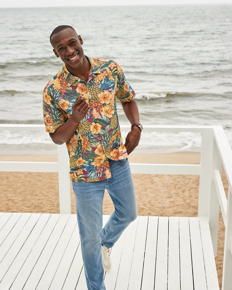 Tommy Bahama Customer Favorite - Coconut Point Sunset Canopy IslandZone® Camp Shirt