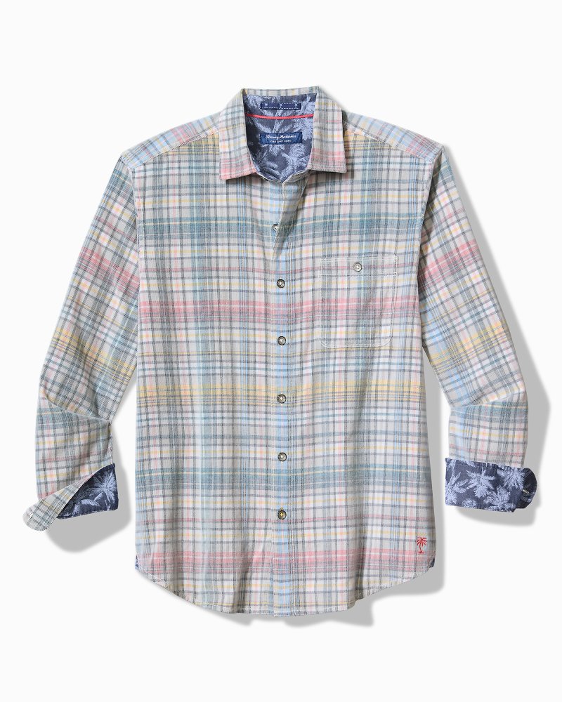 Tommy Bahama Classic - Coastline Cord Stretch Harbor Check Shirt