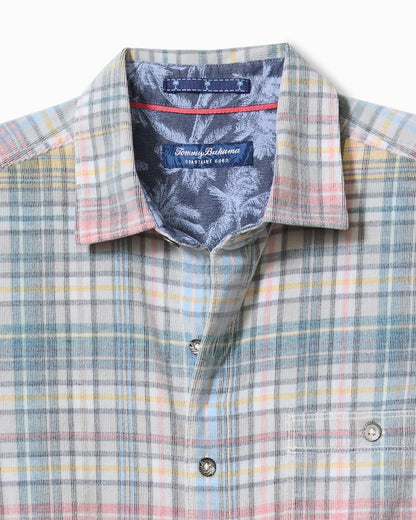 Tommy Bahama Classic - Coastline Cord Stretch Harbor Check Shirt