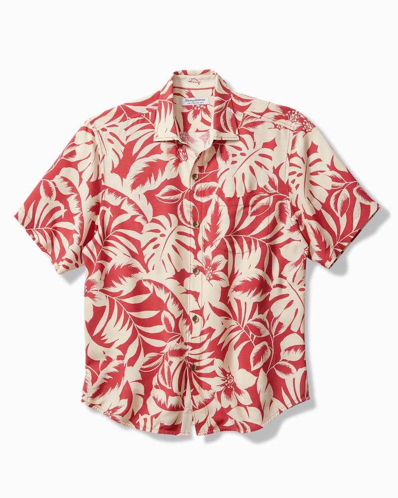 Tommy Bahama Hot Sale - Veracruz Cay Lindavista Leaves Short-Sleeve Shirt