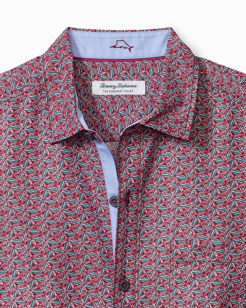 Tommy Bahama Signature - Coconut Point Beachcomber Geo IslandZone® Camp Shirt