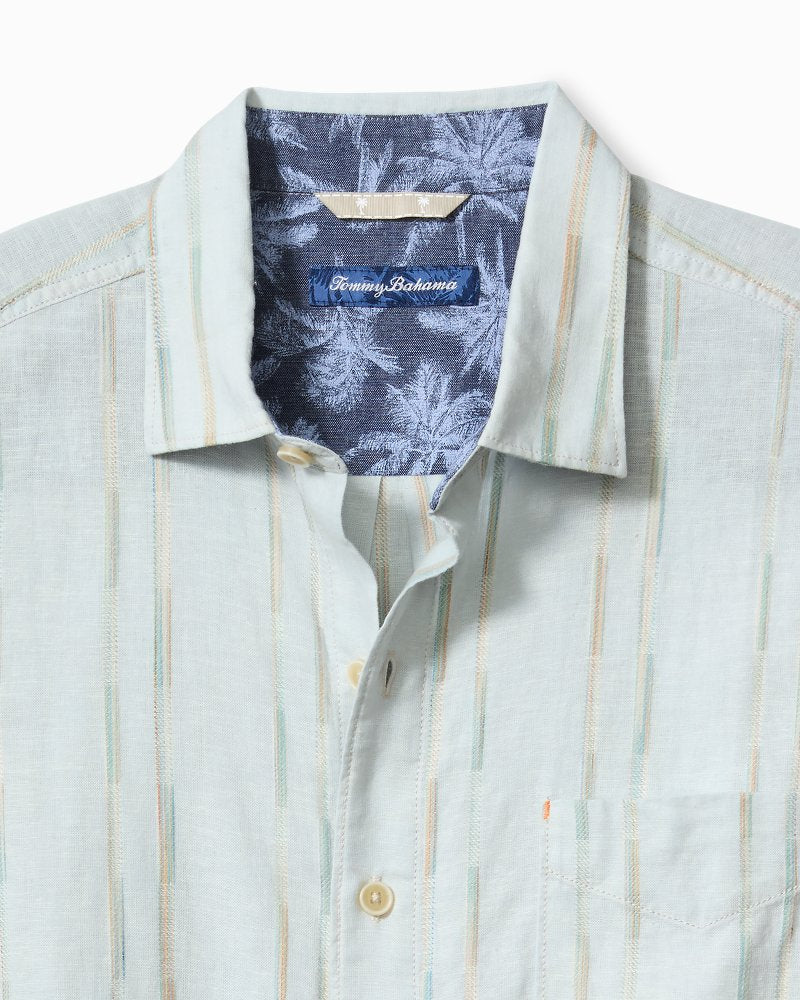 Tommy Bahama Recommended - Sonora Stripe Linen-Blend Short-Sleeve Shirt