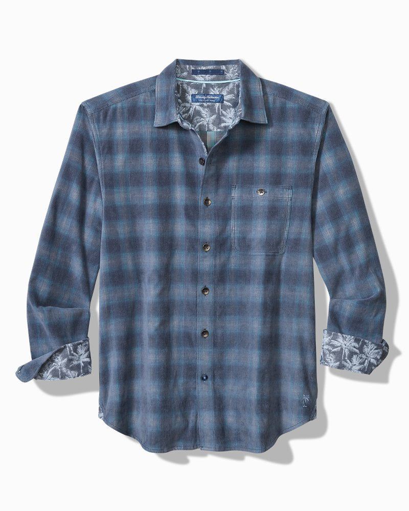 Tommy Bahama Essential - Coastline Cord Stretch Ombré Check Shirt
