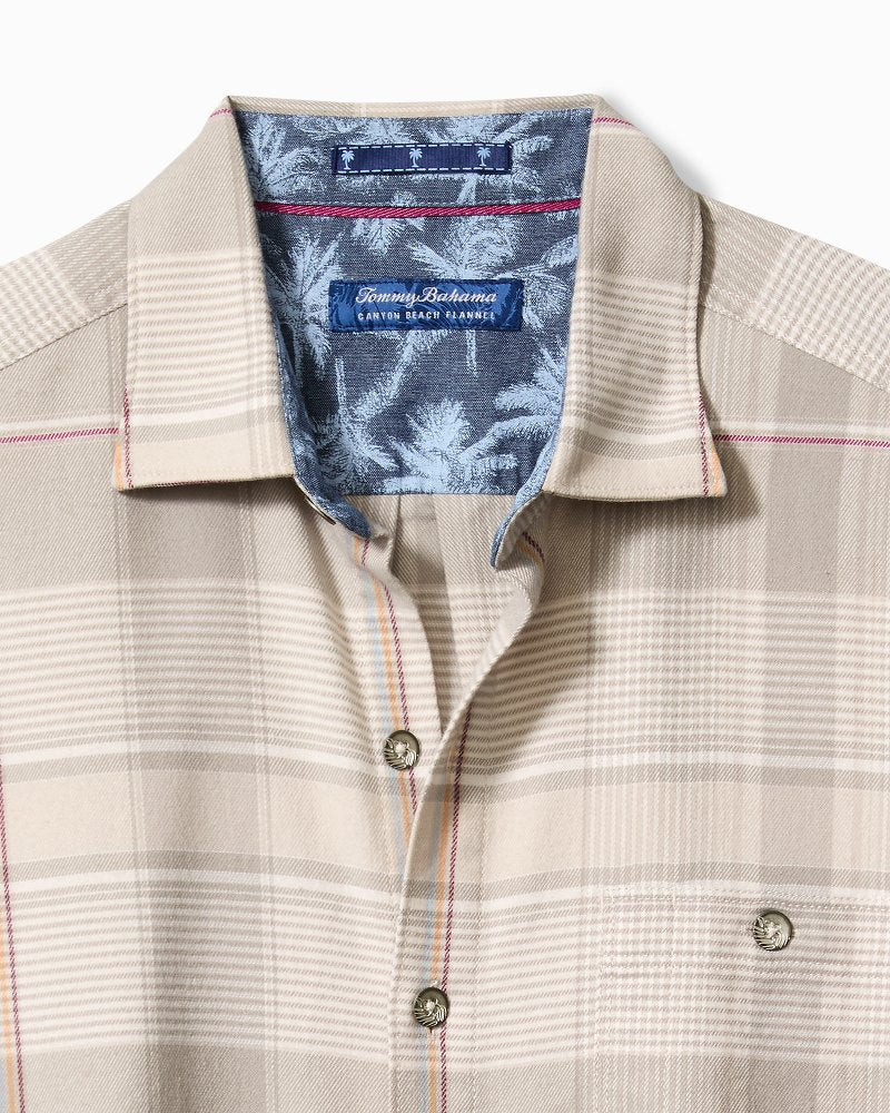 Tommy Bahama Popular - Canyon Beach Pebble Cay Plaid Stretch Flannel Shirt