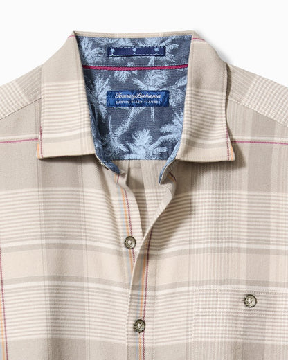 Tommy Bahama Popular - Canyon Beach Pebble Cay Plaid Stretch Flannel Shirt