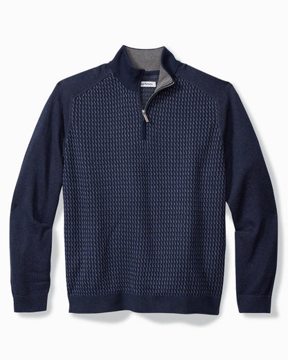 Tommy Bahama Trusted - Coastal Shores Half-Zip Sweater