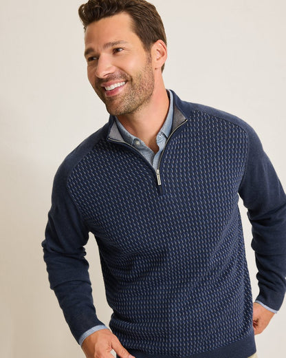 Tommy Bahama Trusted - Coastal Shores Half-Zip Sweater