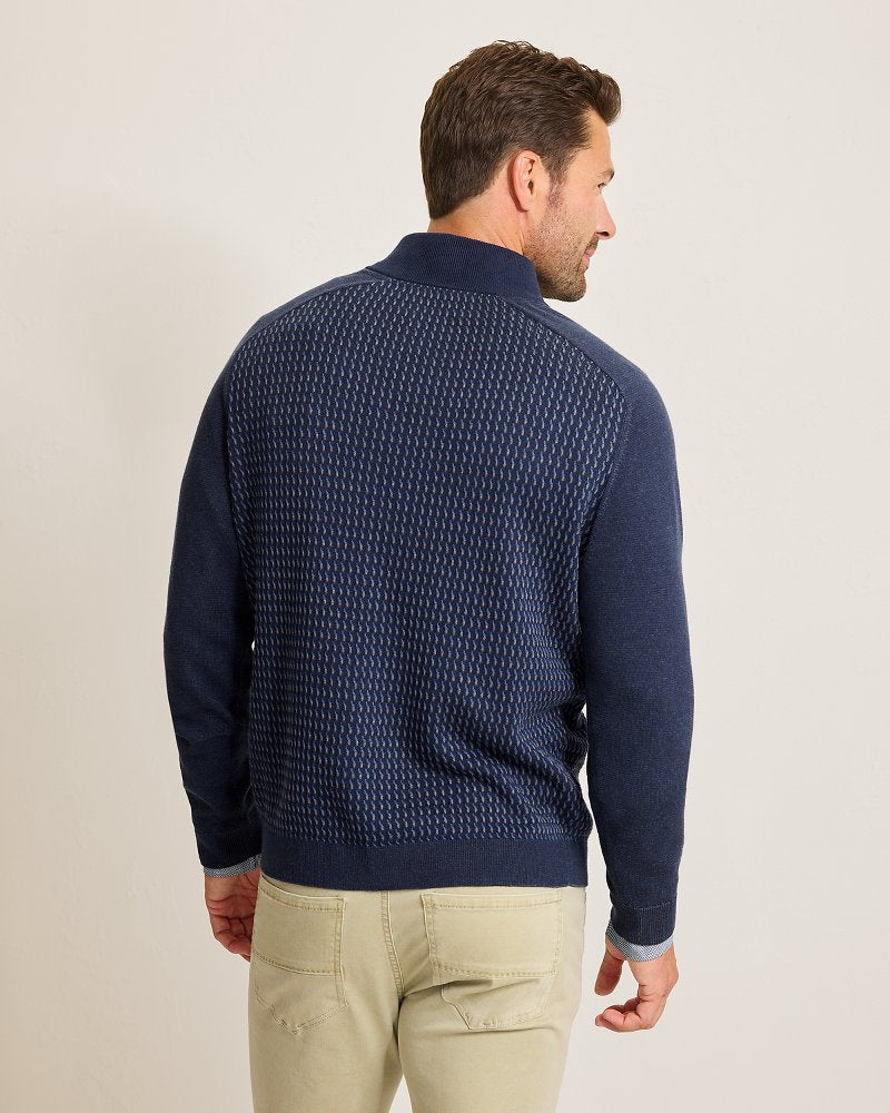 Tommy Bahama Trusted - Coastal Shores Half-Zip Sweater