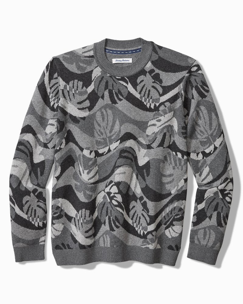 Tommy Bahama Deals - Monstera Camouflage Crew Sweater