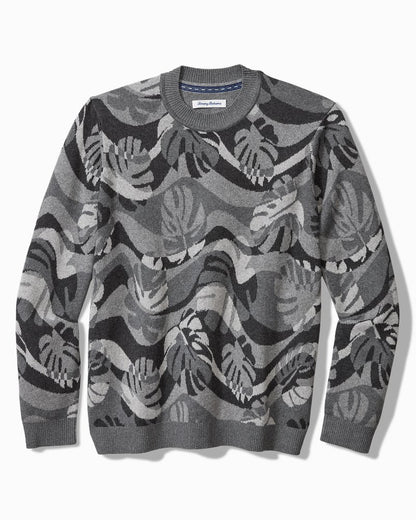 Tommy Bahama Deals - Monstera Camouflage Crew Sweater