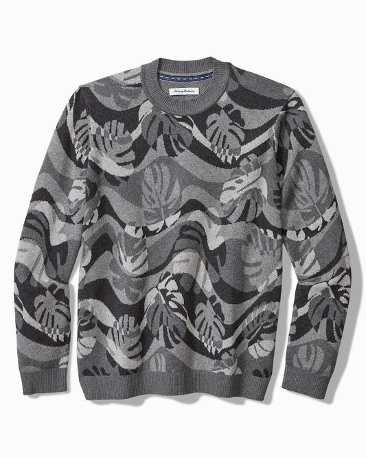 Tommy Bahama Deals - Monstera Camouflage Crew Sweater