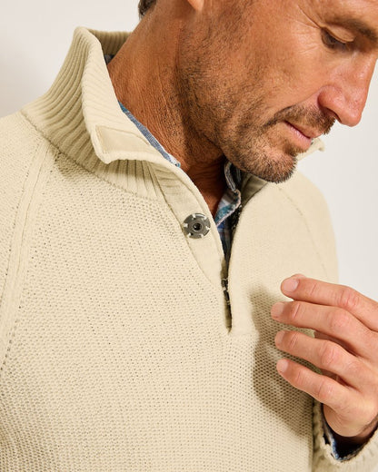 Tommy Bahama Classic - Shoreline Surfcomber Snap-Mock Sweater