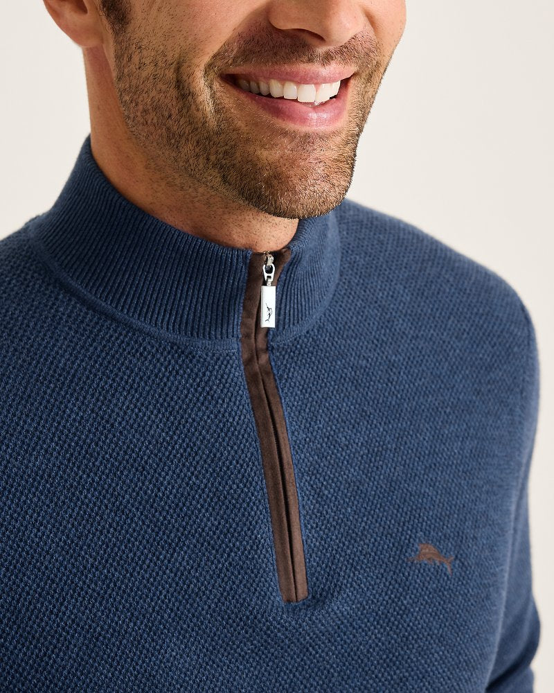 Tommy Bahama Deals - Marlin Luxe Half-Zip Sweater