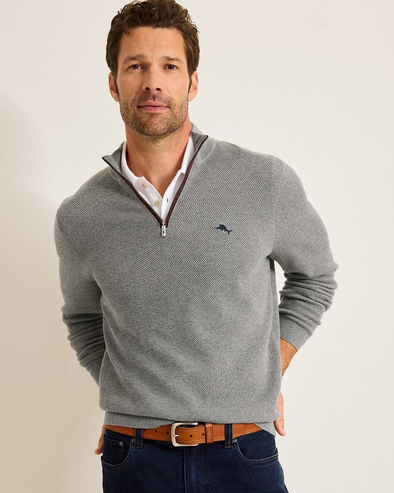 Tommy Bahama Quality - Marlin Luxe Half-Zip Sweater