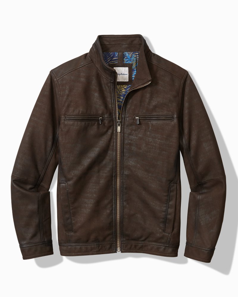 Tommy Bahama Signature - Highland Rocker Leather Jacket