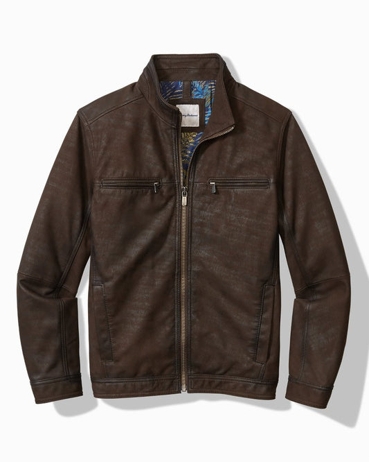 Tommy Bahama Signature - Highland Rocker Leather Jacket