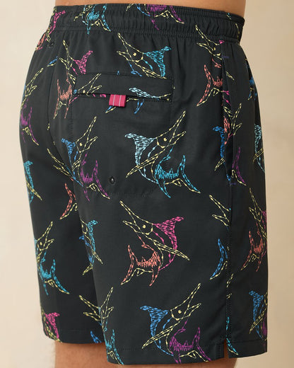 Tommy Bahama Essential - Naples Spotted at Sea 6-Inch Swim Trunks