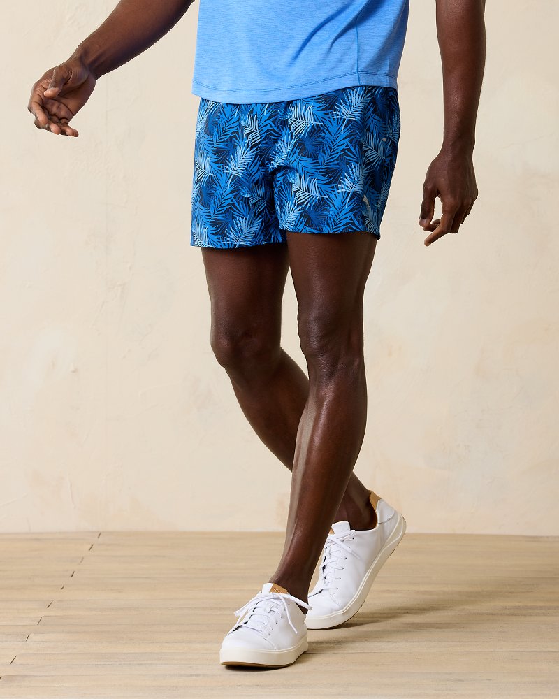 Tommy Bahama Trusted - Maui Breaker Palm Route 5-Inch Hybrid Shorts