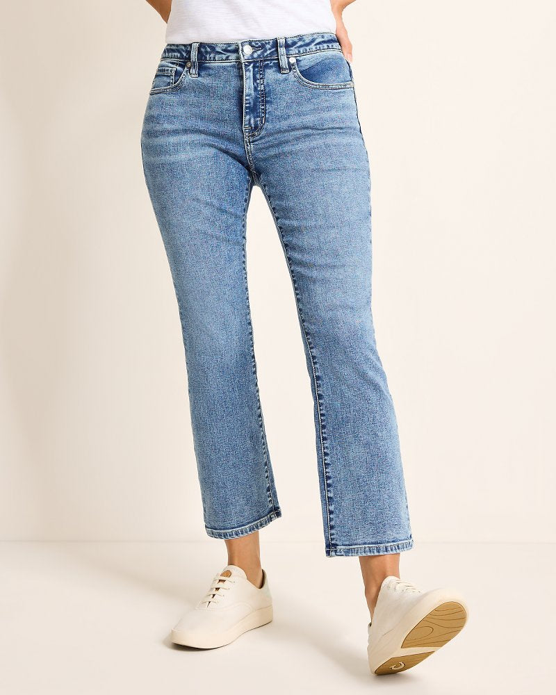 Tommy Bahama Best Price - Mid-Rise Cropped Mini Bootcut Jeans