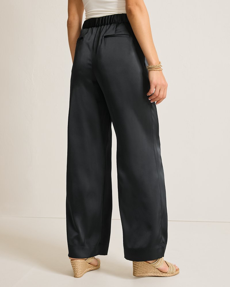 Tommy Bahama Premium - Midnight Sea Satin Easy Pants