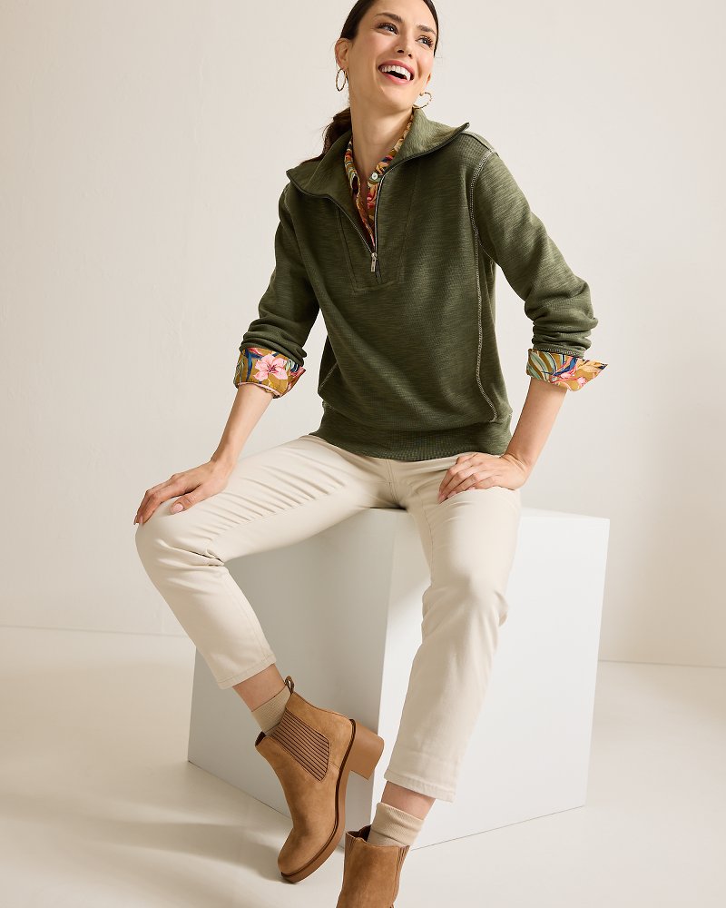 Tommy Bahama Popular - Tobago Bay Half-Zip Sweatshirt