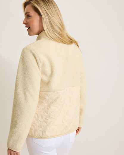 Tommy Bahama Top Pick - Faux Sherpa Quilted Hybrid Jacket