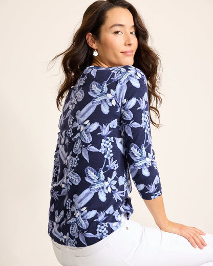 Tommy Bahama Everyday - Ashby Isles Hightide Flora 3/4-Sleeve T-Shirt