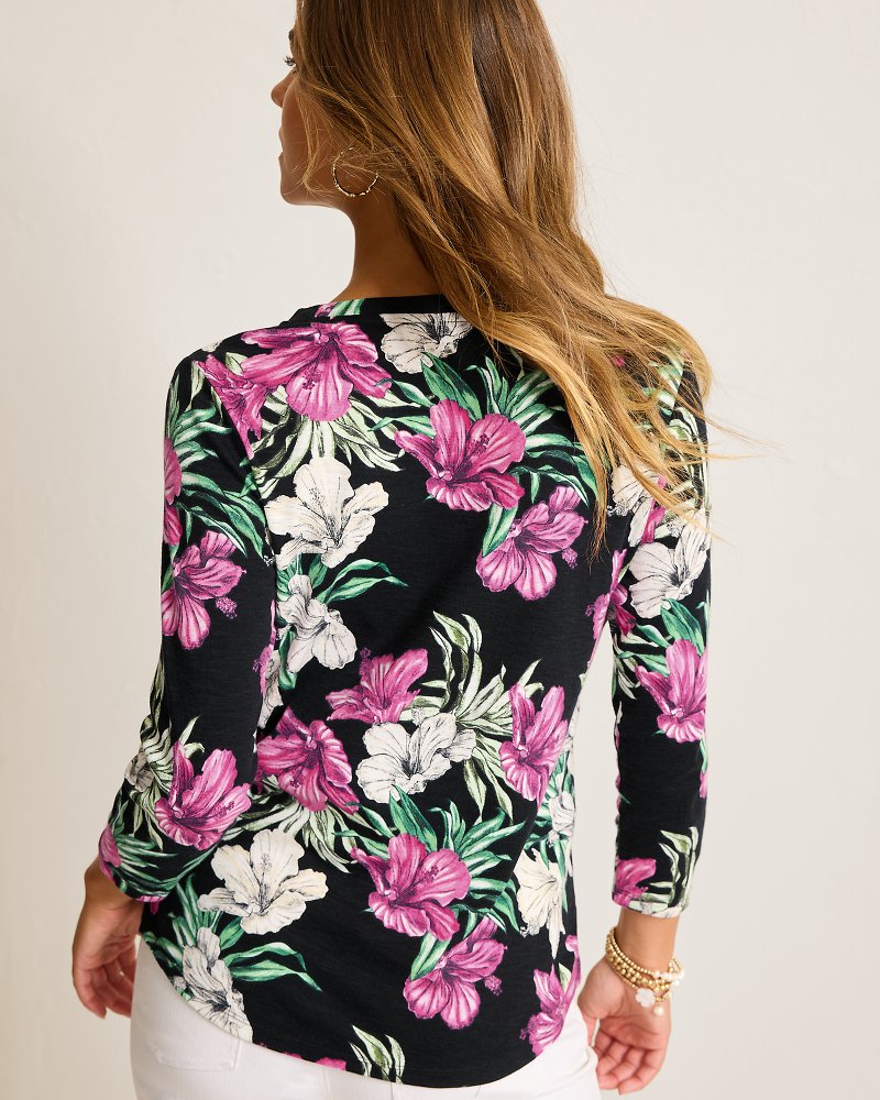 Tommy Bahama Deals - Ashby Isles Villa Garden 3/4-Sleeve T-Shirt
